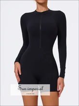 Women's Backless Yoga Shorts Jumpsuit - Sun Imperial product photo 27