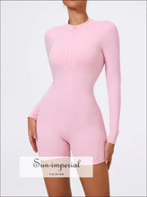 Women's Backless Yoga Shorts Jumpsuit - Sun Imperial product photo 28