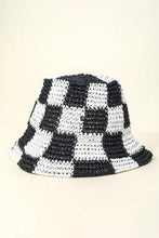 Women's Checkered Pattern Knit Bucket Hat - Sun Imperial product photo 1