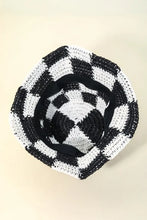 Women's Checkered Pattern Knit Bucket Hat - Sun Imperial product photo 3