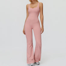 Women's Cross-Back Wide-Leg Yoga Jumpsuit - Sun Imperial product photo 27