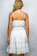 Women's Floral Embroidered Tassel Mini Dress - Sun Imperial product photo 4