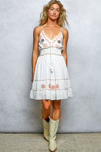 Women's Floral Embroidered Tassel Mini Dress - Sun Imperial product photo 5
