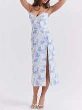 Women's Floral Print Lace Trim Slit Midi Dress - Sun Imperial product photo 15
