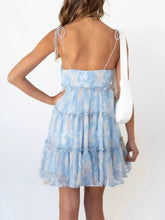 Floral Print Ruffle Tiered Mini Dress - Sun Imperial (photo 10)