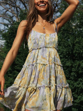 Floral Print Ruffle Tiered Mini Dress - Sun Imperial (photo 2)
