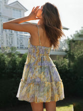 Floral Print Ruffle Tiered Mini Dress - Sun Imperial (photo 6)