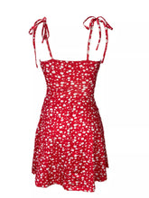 Women's Floral Print Tie Strap Mini Dress - Sun Imperial product photo 11