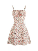 Women's Floral Print Tie Strap Mini Dress - Sun Imperial product photo 20