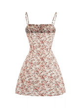 Women's Floral Print Tie Strap Mini Dress - Sun Imperial product photo 21