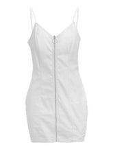 Women's full size zip front bodycon mini dress plus size