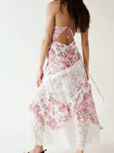 Women's Lace Detail Ruffled Floral V-Neck Maxi Dress - Sun Imperial product photo 15