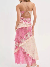 Women's Lace Detail Ruffled Floral V-Neck Maxi Dress - Sun Imperial product photo 19