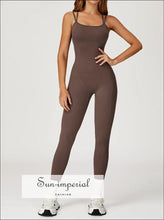 Women's One-Piece Gym and Yoga Jumpsuit - Sun Imperial product photo 11