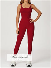 Women's One-Piece Gym and Yoga Jumpsuit - Sun Imperial product photo 45