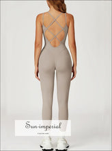 Women's One-Piece Gym and Yoga Jumpsuit - Sun Imperial product photo 4