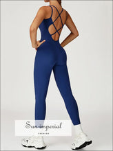 Women's One-Piece Gym and Yoga Jumpsuit - Sun Imperial product photo 6