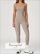 Women's One-Piece Gym and Yoga Jumpsuit - Sun Imperial product photo 7
