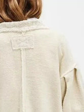 Women's oversized snap cardigan