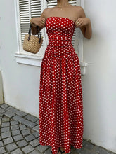 Polka Dot Strapless Maxi Dress - Sun Imperial (photo 2)