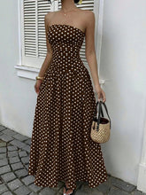 Polka Dot Strapless Maxi Dress - Sun Imperial (photo 6)