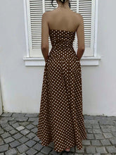 Polka Dot Strapless Maxi Dress - Sun Imperial (photo 7)