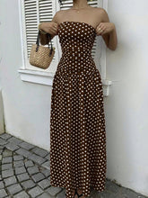 Polka Dot Strapless Maxi Dress - Sun Imperial (photo 8)
