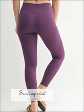 Sun Imperial Women’s Purple Sculpt High-waisted Leggings Ship from USA, High-Waisted Sun-Imperial United States