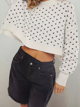 Women's ribbed drop shoulder sweater