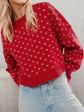Women's ribbed drop shoulder sweater