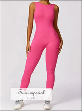 Women's Seamless One-Piece Yoga Jumpsuit - Sun Imperial product photo 12