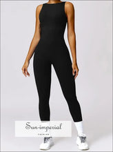 Women's Seamless One-Piece Yoga Jumpsuit - Sun Imperial product photo 16