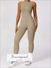 Women's Seamless One-Piece Yoga Jumpsuit - Sun Imperial product photo 32