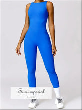 Women's Seamless One-Piece Yoga Jumpsuit - Sun Imperial product photo 6
