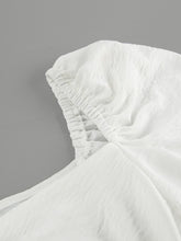 Women's Twisted Front Puff Sleeve Midi Dress - Sun Imperial product photo 11