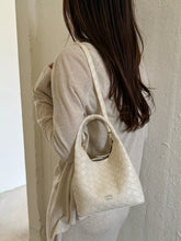 Woven Faux Leather Crossbody Bag - Sun Imperial product photo 3