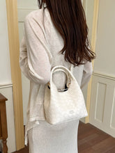 Woven Faux Leather Crossbody Bag - Sun Imperial product photo 4