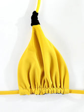 Yellow and Black Two-Side Triangle Bikini Set - Sun Imperial (photo 3)