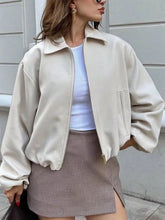 Zip-Up Cropped Bomber Jacket - Sun Imperial product photo 5