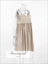 Tie-shoulder Frill Mini Dress Tie-Shoulder Sun-Imperial United States
