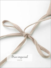 Tie-shoulder Frill Mini Dress Tie-Shoulder Sun-Imperial United States