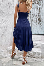 Tie Shoulder Tiered Midi Dress - Sun Imperial (photo 2)