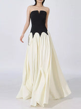 Two Tone Tube Maxi Dress - Sun Imperial (photo 1)