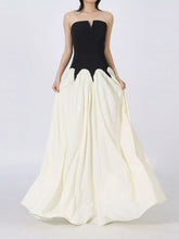 Two Tone Tube Maxi Dress - Sun Imperial (photo 2)