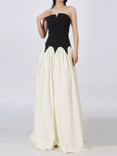 Two Tone Tube Maxi Dress - Sun Imperial (photo 3)