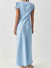 V-Neck Cap Sleeve Maxi Dress - Sun Imperial (photo 2)