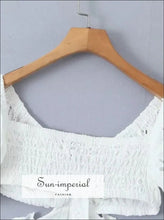 White Embroidered Cutout Back Mini Dress with Button Detail boutique women dress, button detail cotton summer cutout back embroidered dress