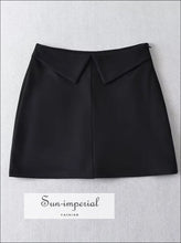 Women’s Short Fold Waist Mini Skirt With Underpants Detail Sun-Imperial United States