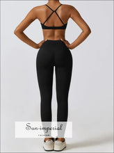 Women’s Sportswear Yoga Set – Fitness Bra Crop Top & Leggings Workout Outfit (2/3pcs) athletic wear women, fitness crop top set, gym