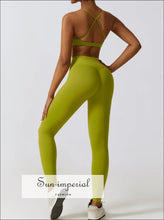 Women’s Sportswear Yoga Set – Fitness Bra Crop Top & Leggings Workout Outfit (2/3pcs) athletic wear women, fitness crop top set, gym